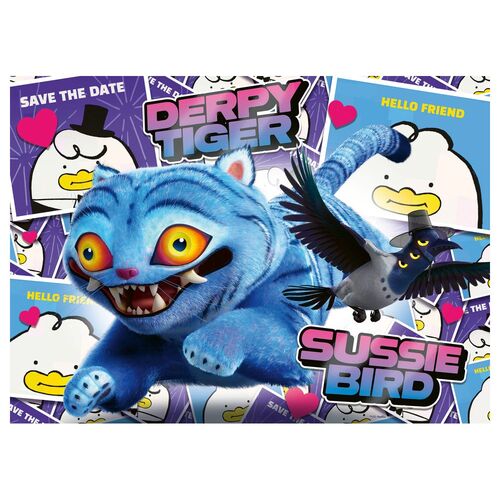 K-Pop Demon Hunters puzzle 4x100pcs