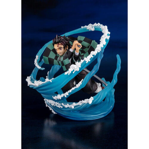 Figura S.H. Figuarts Tanjiro Kamado Water Breathing Demon Slayer Kimetsu No Yaiba 15cm