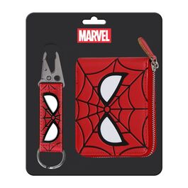 Set cartera + llavero Spiderman Marvel