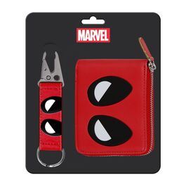 Set cartera + llavero Deadpool Marvel