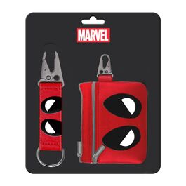 Set monedero + llavero Deadpool Marvel