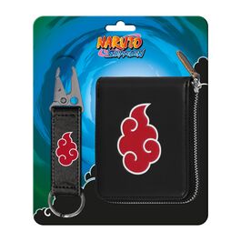 Set cartera + llavero Clouds Naruto
