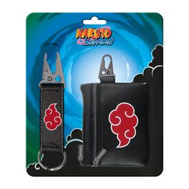 Set monedero + llavero Clouds Naruto
