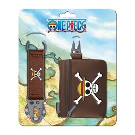 Set monedero + llavero One Piece