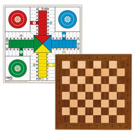 Tablero Parchis & Ajedrez madera