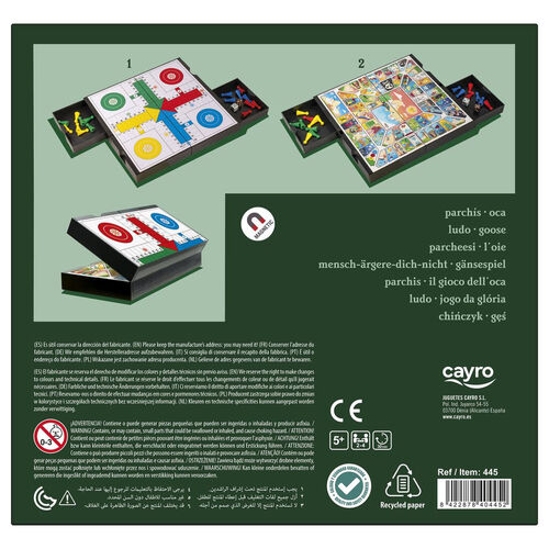 Juego Parchis & Oca magnetico