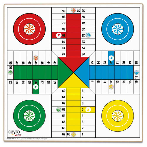 Tablero Parchis & Ajedrez madera