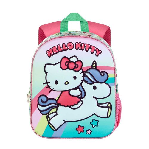 Mochila 3D Unicorn Hello Kitty 31cm