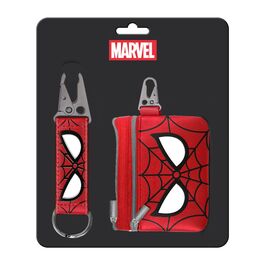 Set monedero + llavero Spiderman Marvel