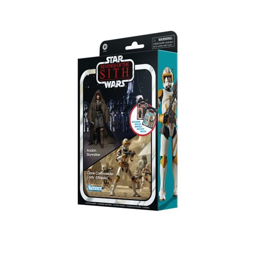 Set figuras Anakin Skywalker & Clone Commander Cody Utapau Star Wars 9.5cm