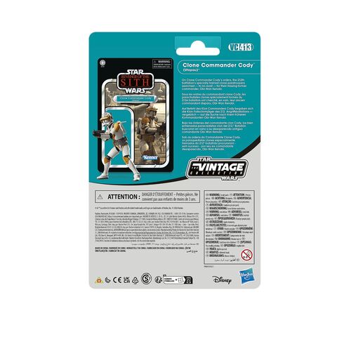 Set figuras Anakin Skywalker & Clone Commander Cody Utapau Star Wars 9.5cm