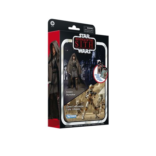 Set figuras Anakin Skywalker & Clone Commander Cody Utapau Star Wars 9.5cm