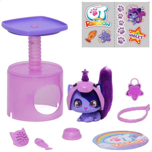 Kitties assorted rainbow kitten toy