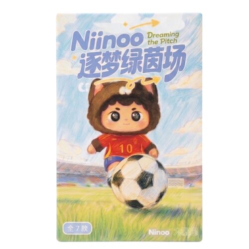 Muñeco llavero sorpresa Blind Box Dreaming Spain Futbol Niinoo 17cm surtido