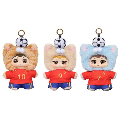 Muñeco llavero sorpresa Blind Box Dreaming Spain Futbol Niinoo 17cm surtido