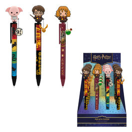Harry Potter assorted pen with topper and charm