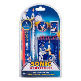 Set papeleria Sonic the Hedgehog 5pzs
