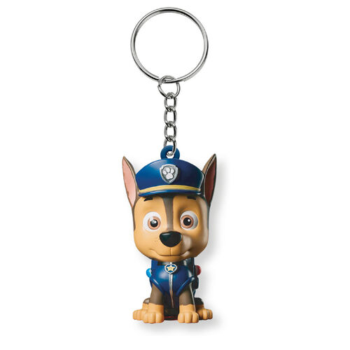 Llavero figura 3D con luz Chase Patrulla Canina Paw Patrol Flashies
