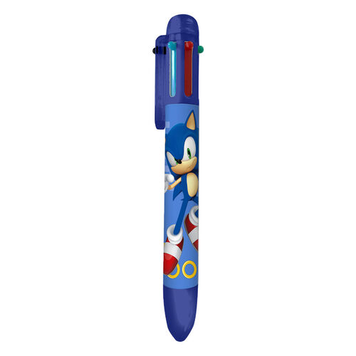 Boligrafo 6 colores Sonic the Hedgehog
