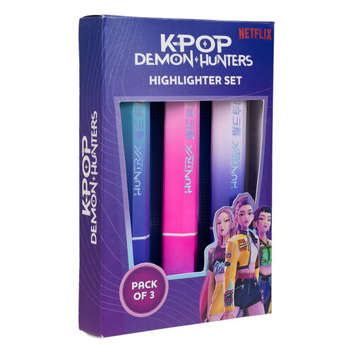 Set 3 subrayadores K-Pop Demon Hunters