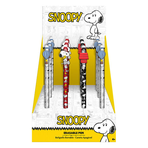 Boligrafo borrable Snoopy Peanuts surtido