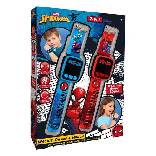Set 2 reloj walkie-talkie Spiderman Marvel