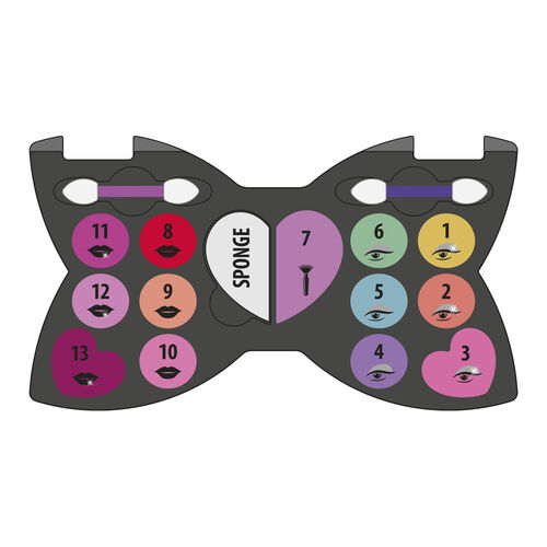Set maquillaje Ribbon Ready Crazy Chic
