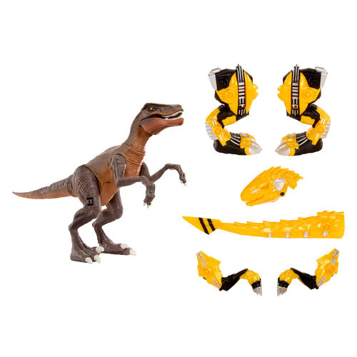 Figura Blaze Yellow Raptor Dinosaur Armosaurus