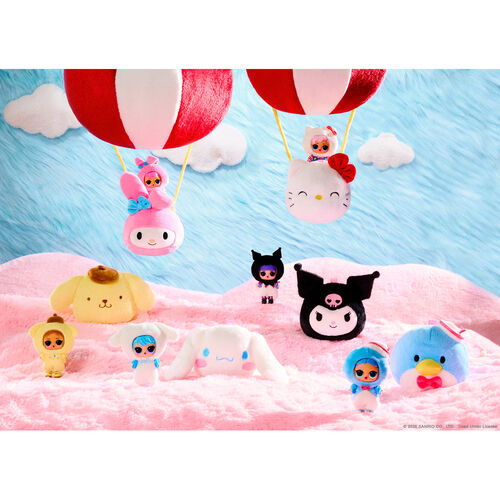 Peluche reversible muñeca sorpresa Hello Kitty & Friends Loves L.O.L. Surprise surtido