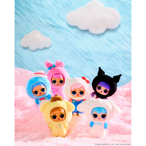 Peluche reversible muñeca sorpresa Hello Kitty & Friends Loves L.O.L. Surprise surtido