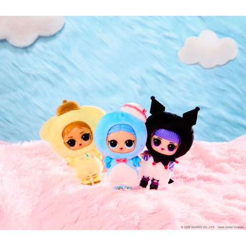 Peluche reversible muñeca sorpresa Hello Kitty & Friends Loves L.O.L. Surprise surtido