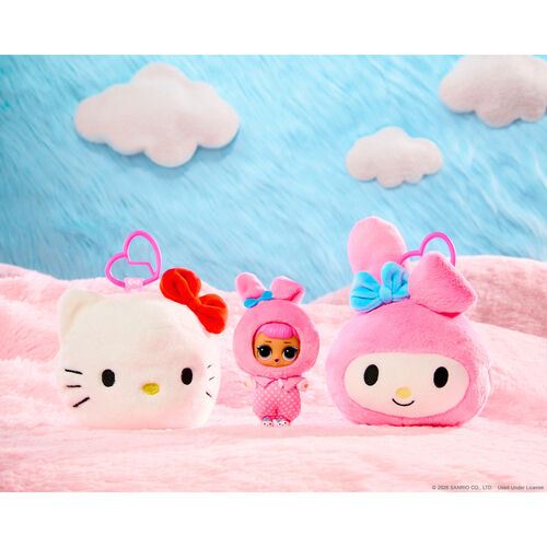Peluche reversible muñeca sorpresa Hello Kitty & Friends Loves L.O.L. Surprise surtido