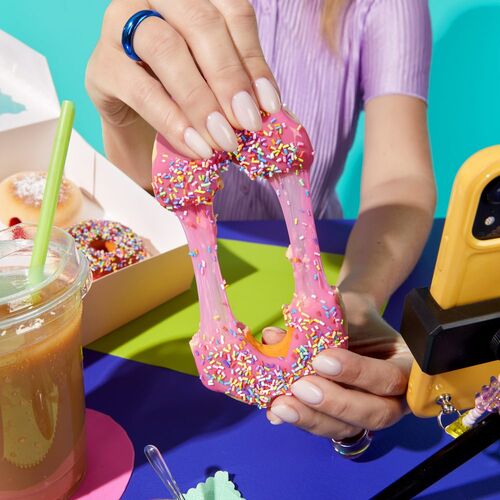 Kit slime Donut Rosa Glaseado DIY Slime Life