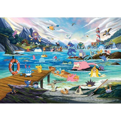 Pokemon Breakout 3 Vaporeon and the Warm Sea puzzle 1000pcs