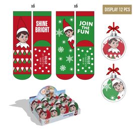 Calcetines antideslizantes The Elf on the Shelf surtido