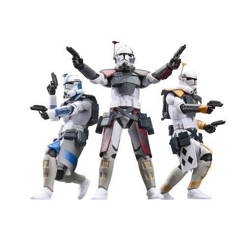 Set 3 Figuras Star Wars The Clone Wars Star Wars The Black Series 15cm