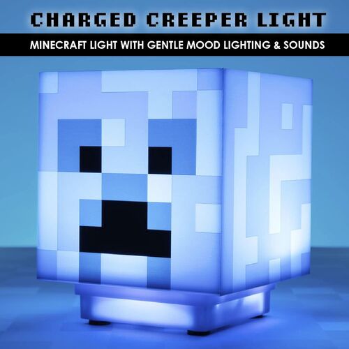 Lampara sonido 3D Charged Creeper Minecraft 