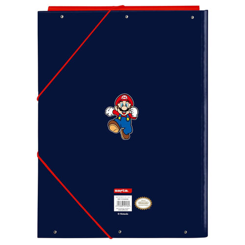 Carpeta folio 3 solapas Super Mario World