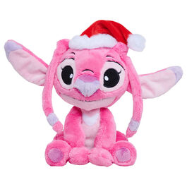 Peluche Angel gorro Santa Stitch Disney 25cm