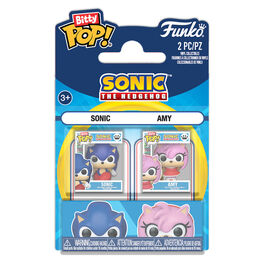 Blister 2 figuras Bitty POP Sonic The Hedgehog Sonic & Amy Rose Blister 2 figuras Bitty POP Sonic The Hedgehog Sonic & Amy Rose