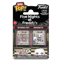 Blister 2 figuras Bitty POP Five Nights at Freddys Withered Foxy & Marionette Blister 2 figuras Bitty POP Five Nights at Freddys Withered Foxy & Marionette