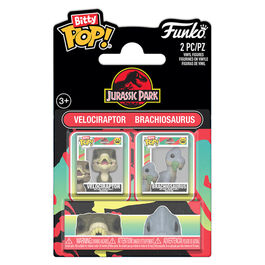 Blister 2 figuras Bitty POP Jurassic Park Velociraptor & Brachiosaurus Blister 2 figuras Bitty POP Jurassic Park Velociraptor & Brachiosaurus