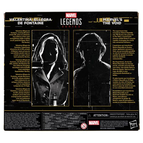 Marvel Thunderbolts Valentina Allegra De Fontaine & Marvels The Void set 2 figures 15cm