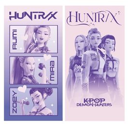 Toalla Huntrix K-Pop Demon Hunters microfibra surtido