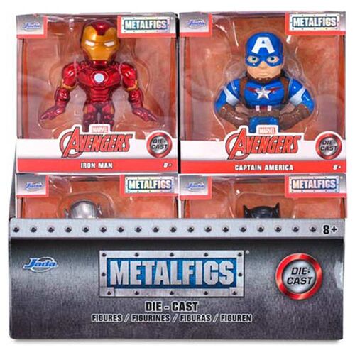 Figura metalfigs  Los Vengadores Avengers Marvel 7cm surtido