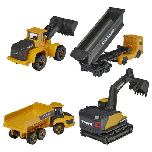 Volvo set 5 construction vehicles