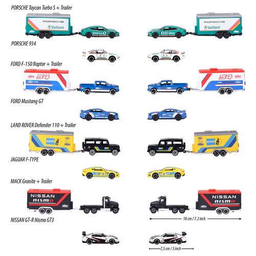 Deluxe Vehicles assorted trailer