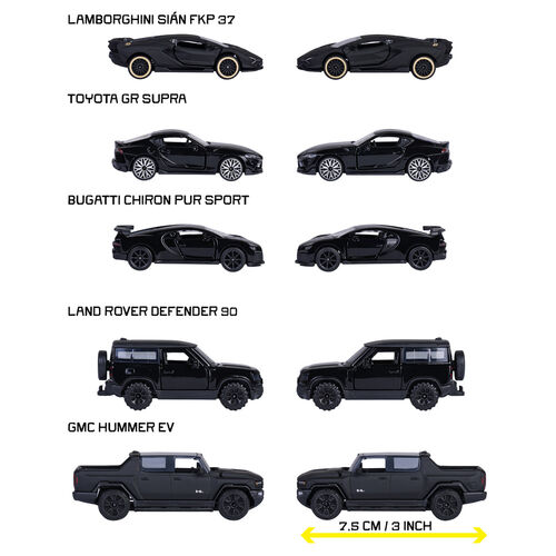 Black set 5 car