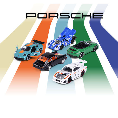 Set 5 coches Porsche