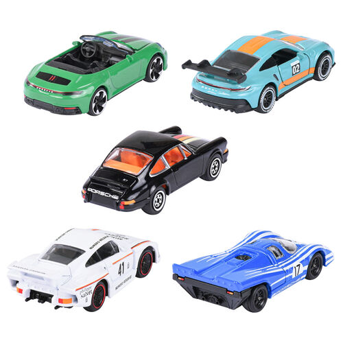 Set 5 coches Porsche